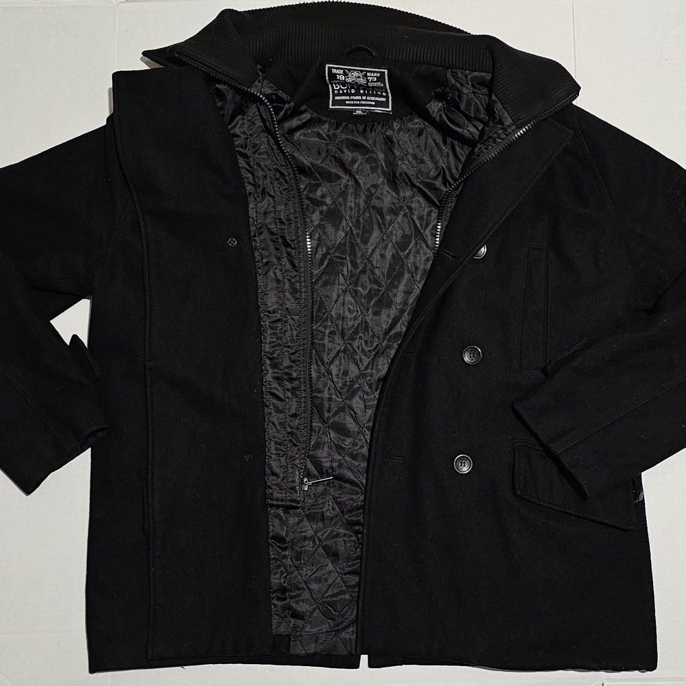 Men's David Britton Buffalo Wool Peacoat